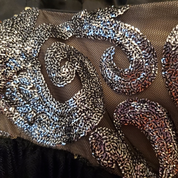 Allison Parris RSVP Black Tulle Dress - Picture 6 of 8